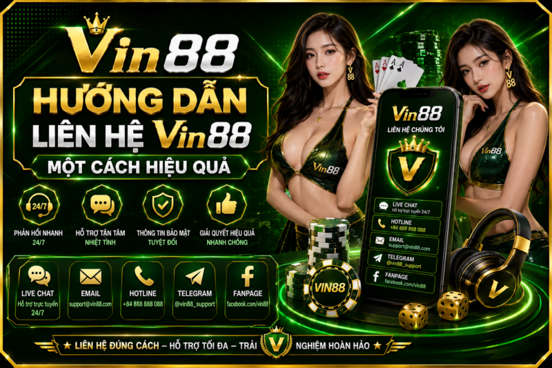 Hướng Dẫn Liên Hệ Vin88 Một Cách Hiệu Quả