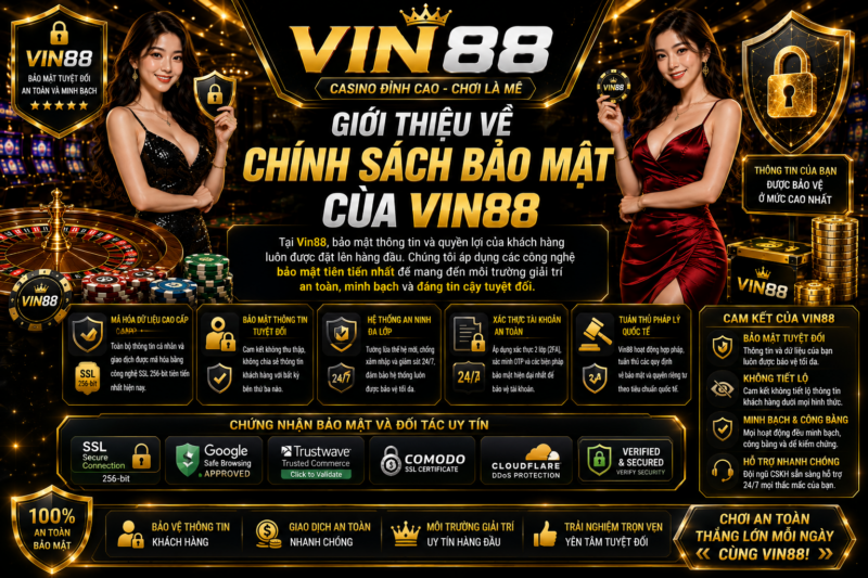 Giới Thiệu Về Chính Sách Bảo Mật Của Vin88