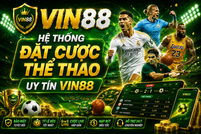 Hệ thống đặt cược thể thao uy tín Vin88