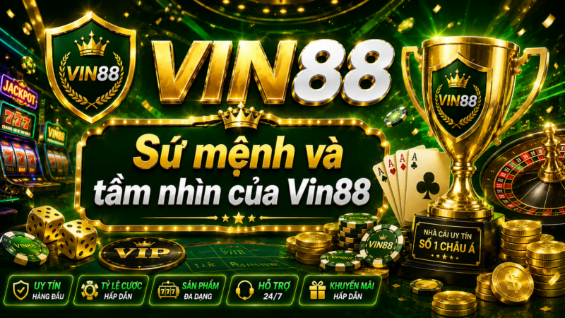 Sứ mệnh và tầm nhìn của Vin88